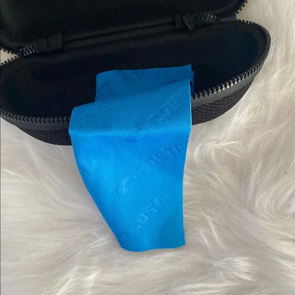 EUC Costa Black and Blue Sunglasses Case